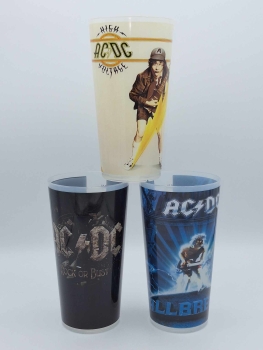 3x ACDC Tour Becher aus 2015